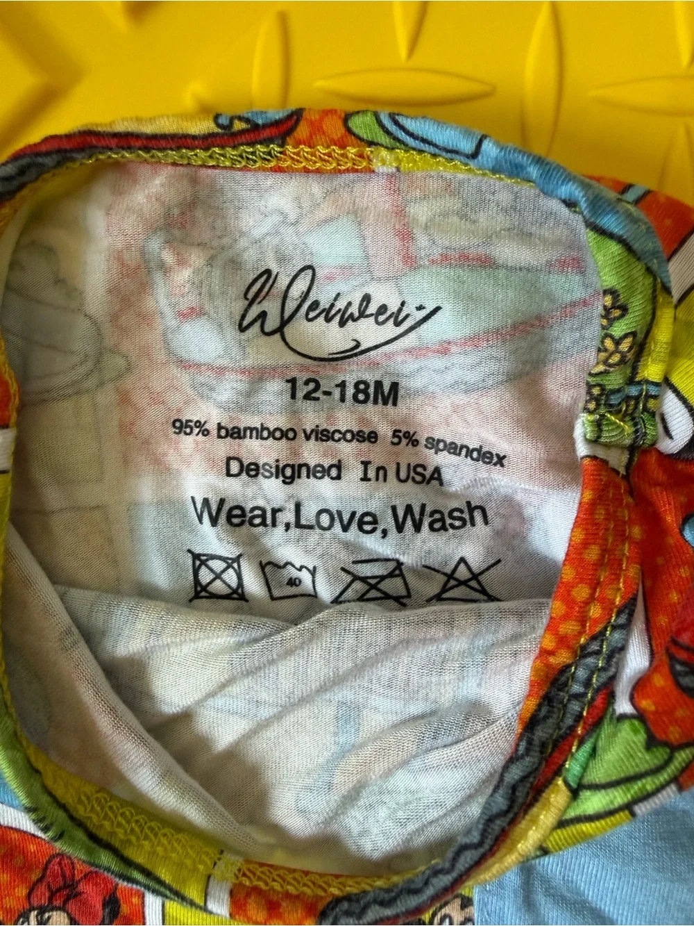 Weiwei Bamboo Mickey Daywear Set